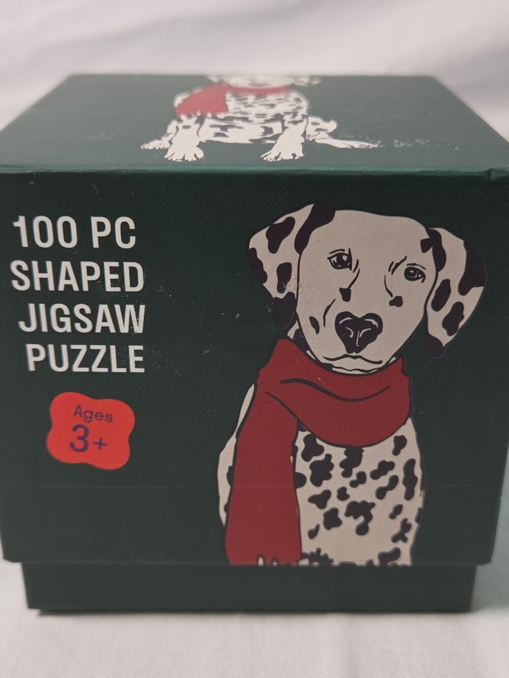 Dalmatian Dog Shaped Jigsaw Puzzle – 100-Piece Kids Puzzle Toy New Open Box